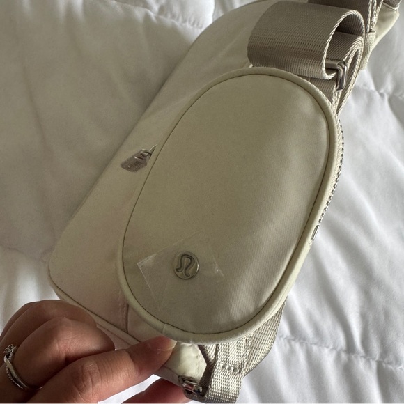 Crossbody Bag with Nano Pouch - Bone - Picture 8 of 10